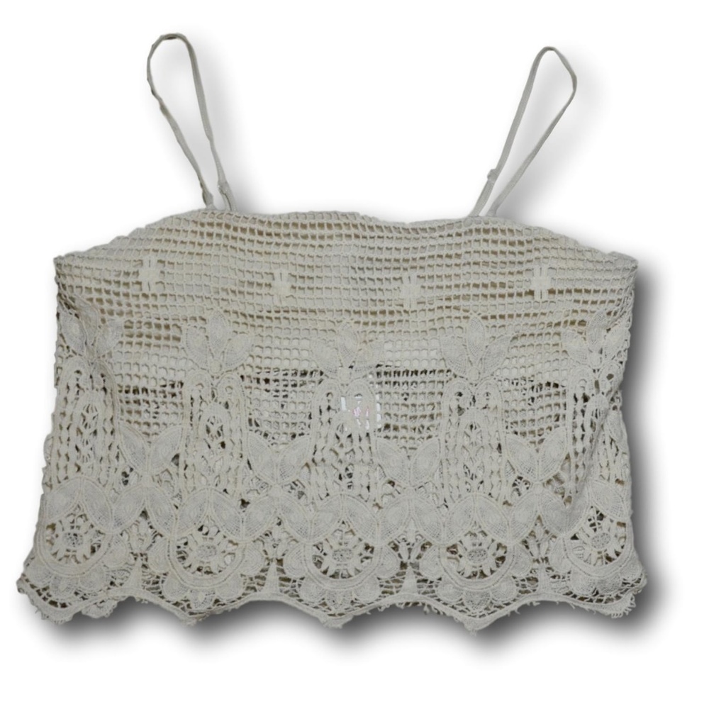 Express Lace Crop Top Size Large